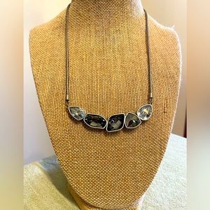 Armour Necklace, Oxidized Silver Plating